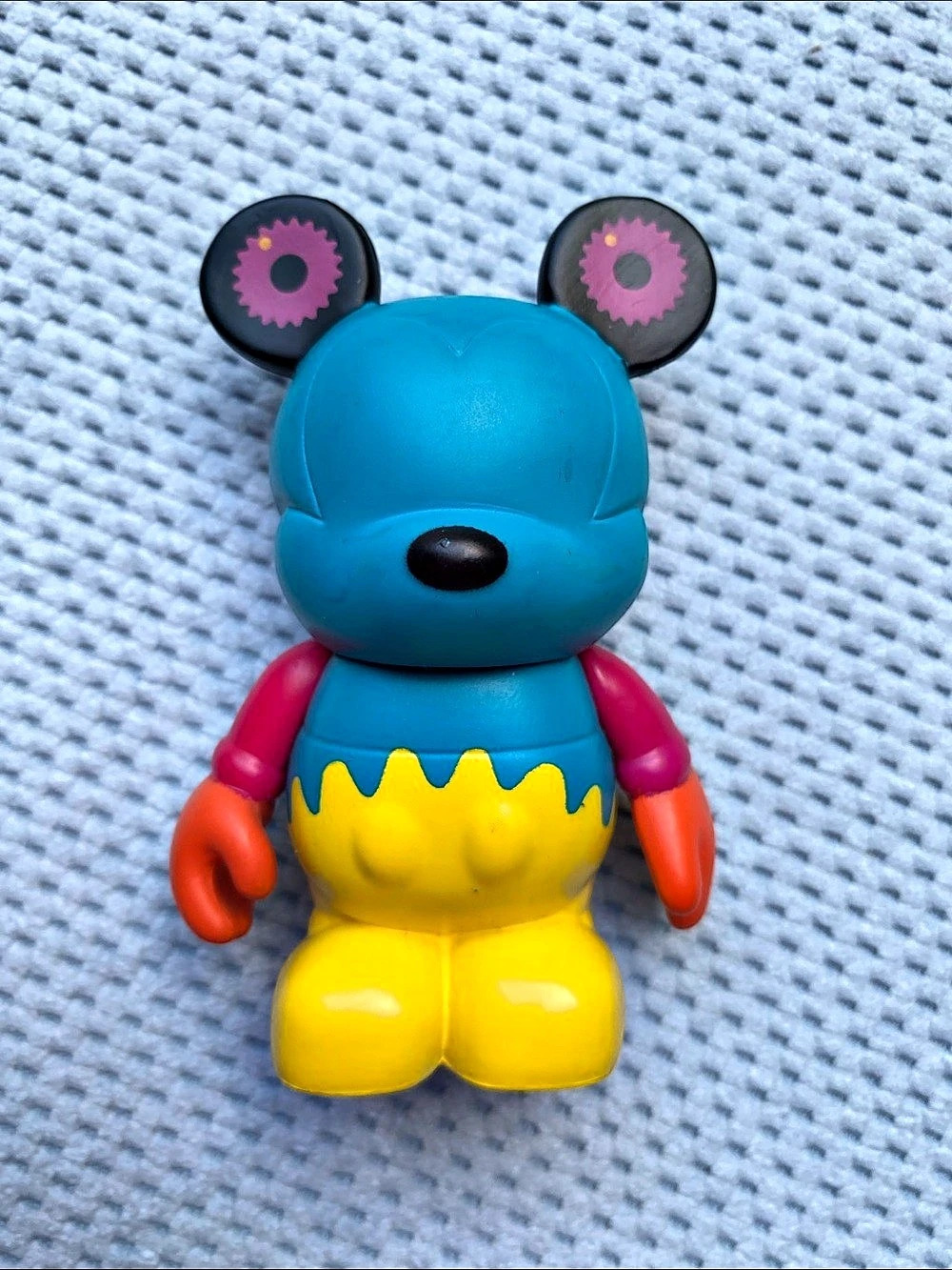 Disney Vinylmation Park Starz Golden Horseshoe Revue Figure Blue & Yellow